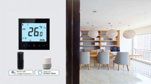 Prémium Wifi - üveg termosztát szürke színben B1000 - Image 5