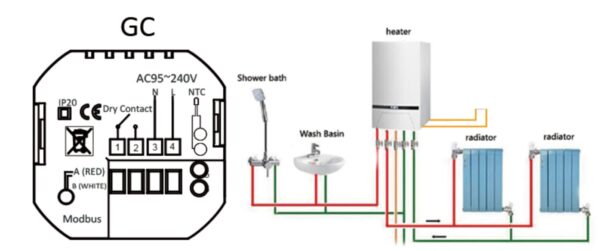 Programozható BHT-12E-WiFi Konnektor termosztát – dugalj termosztát 16A - Image 11